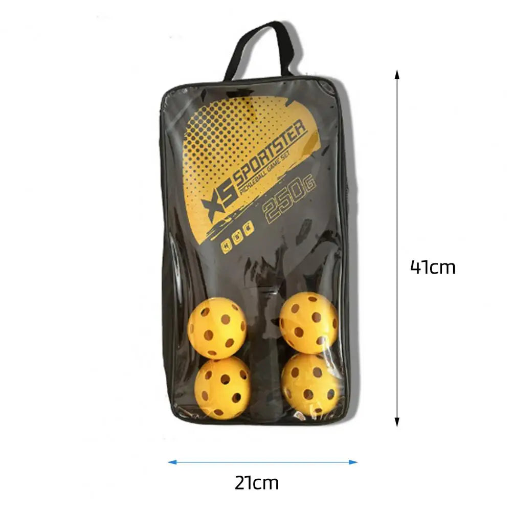 Wooden Pickleball Paddle Set (2 Paddles)