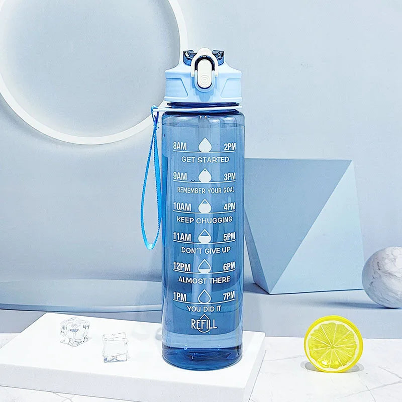 Time-Tracking Sports Water Bottle