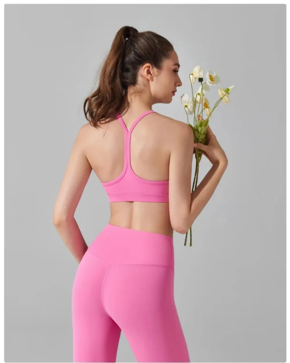 Sports Bra &amp; High-Waist Leggings Set