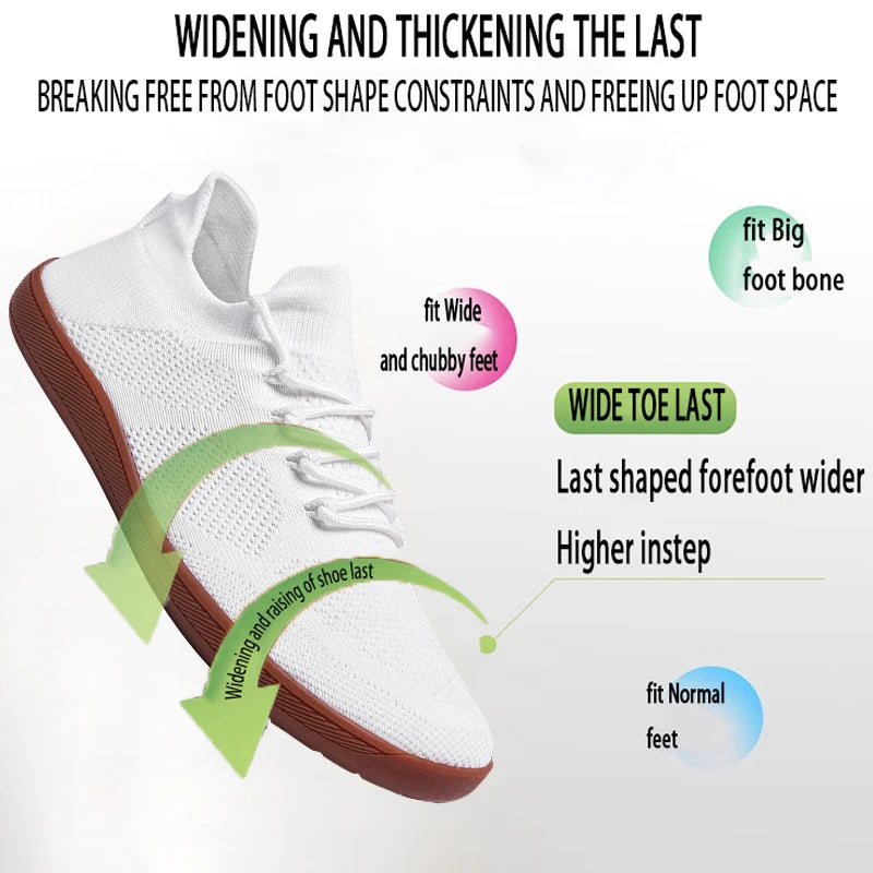 Zero-Drop Barefoot Running Shoes