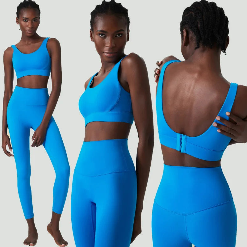 Open-Back Sports Bra Set