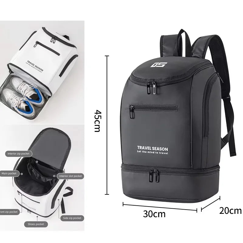 Outdoor Climbing Backpack with Laptop &amp; Shoe Compartment