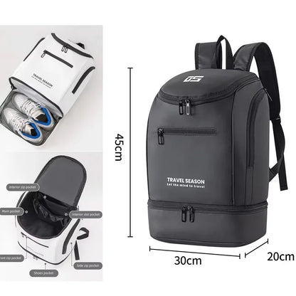 Outdoor Climbing Backpack with Laptop &amp;amp; Shoe Compartment