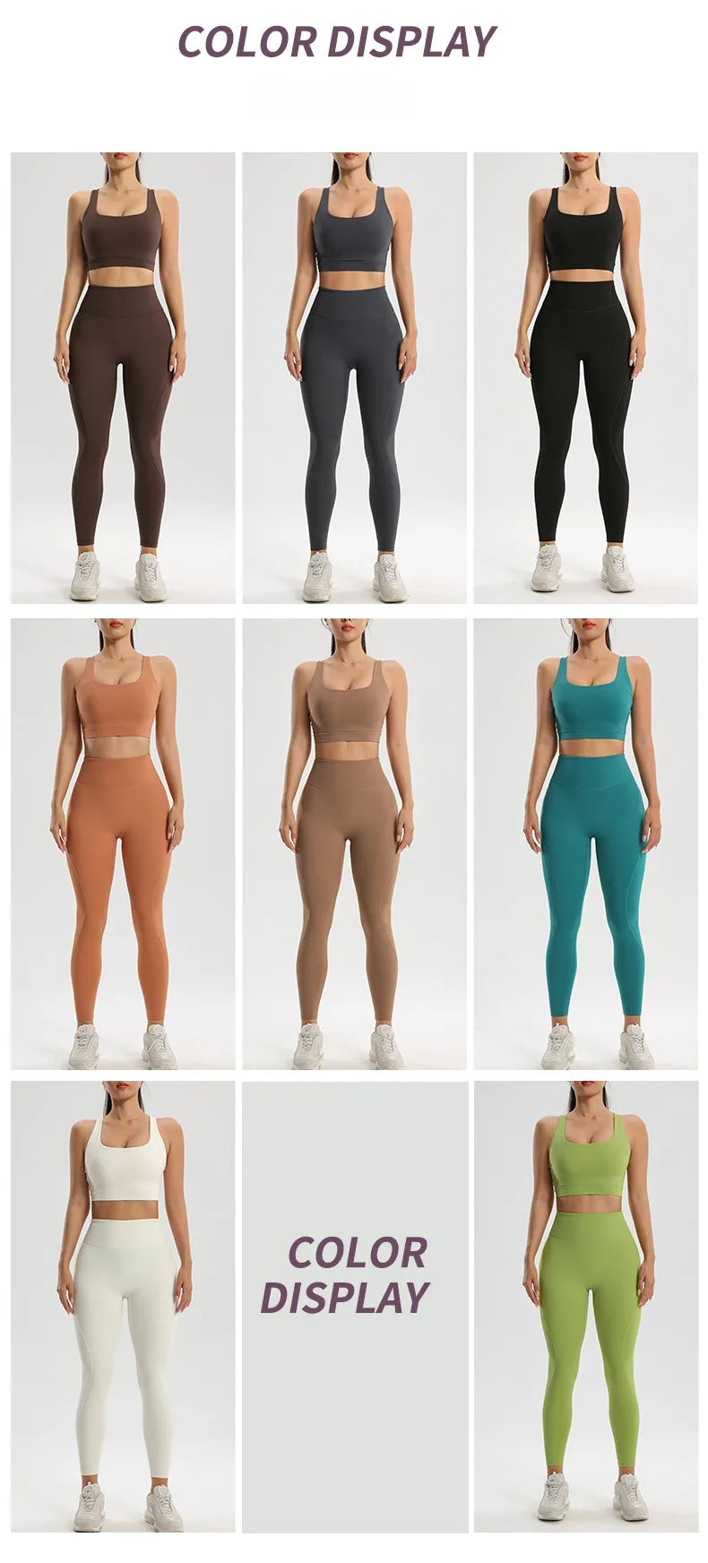 Seamless Sports Bra & Tight Training Pants Set