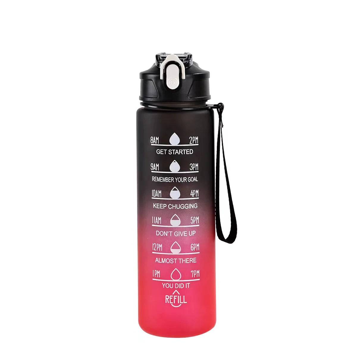 Time-Tracking Sports Water Bottle