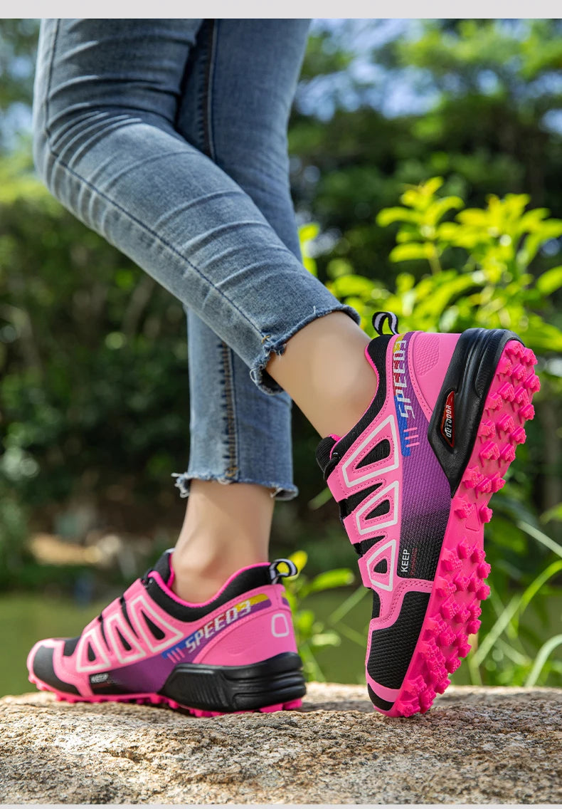 Women's Waterproof Hiking Shoes — All-Terrain Trail Sneakers