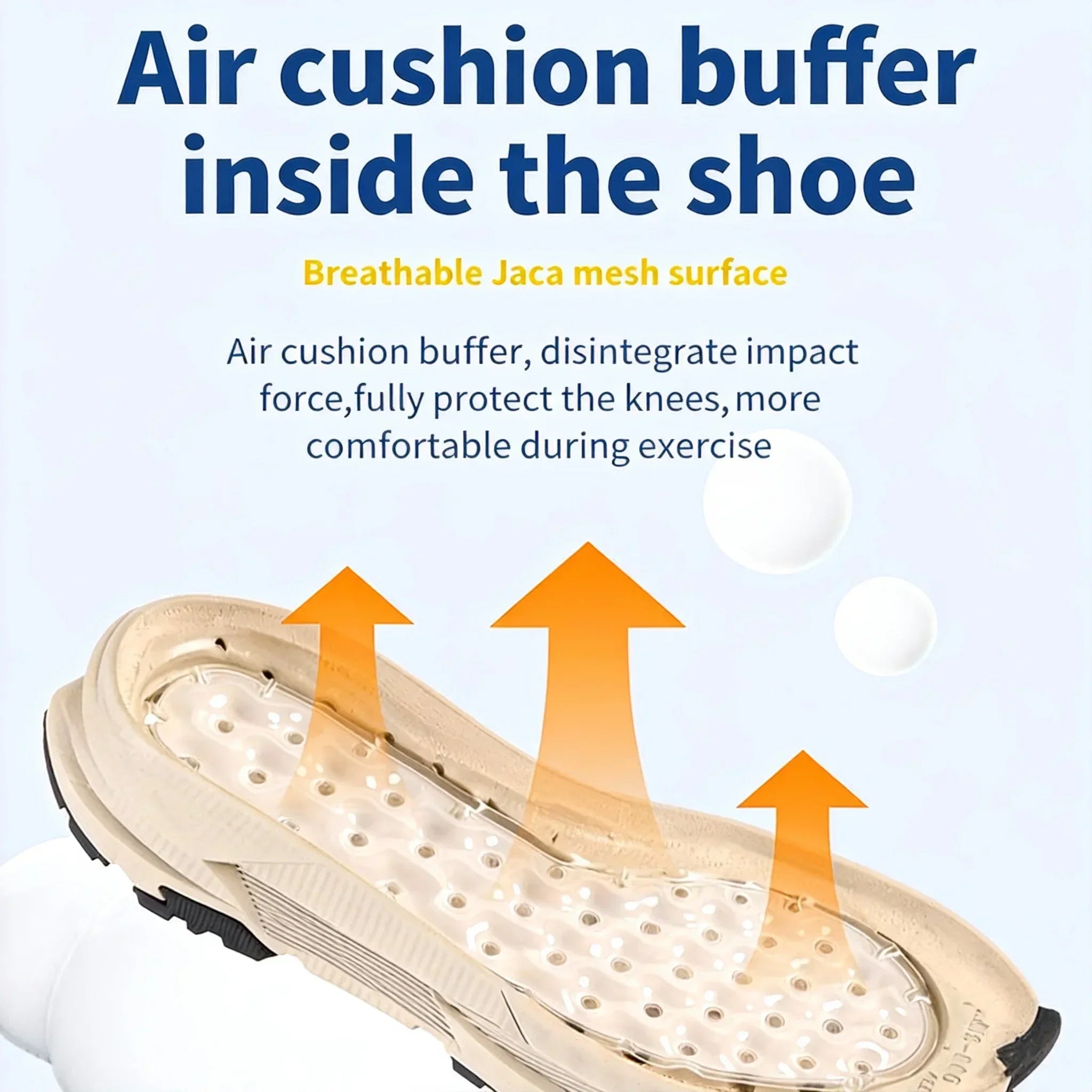 Men's Shock-Absorbing Cushioned Running Shoes