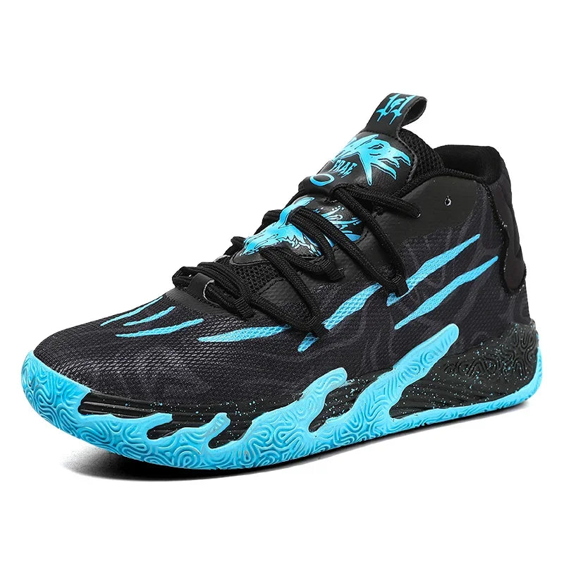 Cushioned High-Top Basketball Shoes