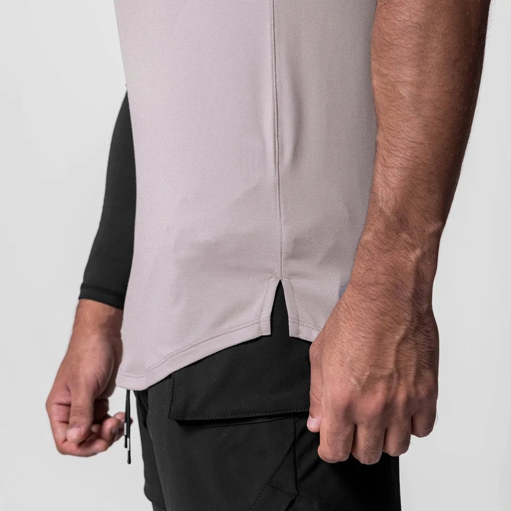 Men's Mesh Splice Tank Top