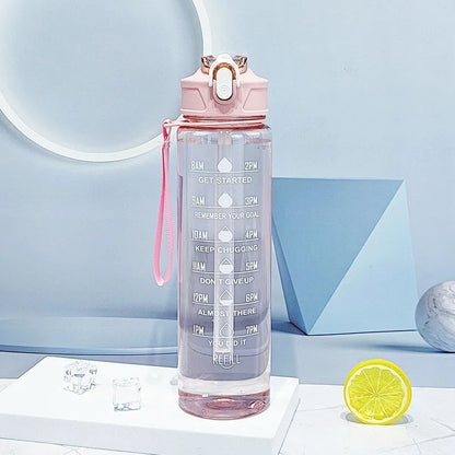 Time-Tracking Sports Water Bottle