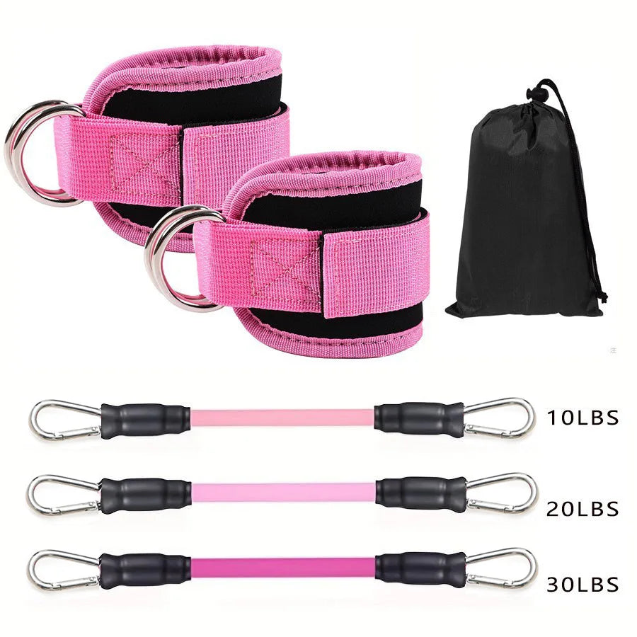 Ankle Strap Resistance Band Set