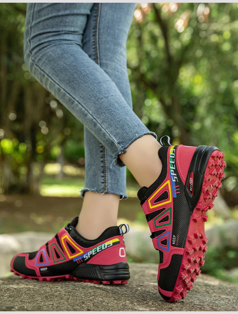 Women's Waterproof Hiking Shoes — All-Terrain Trail Sneakers