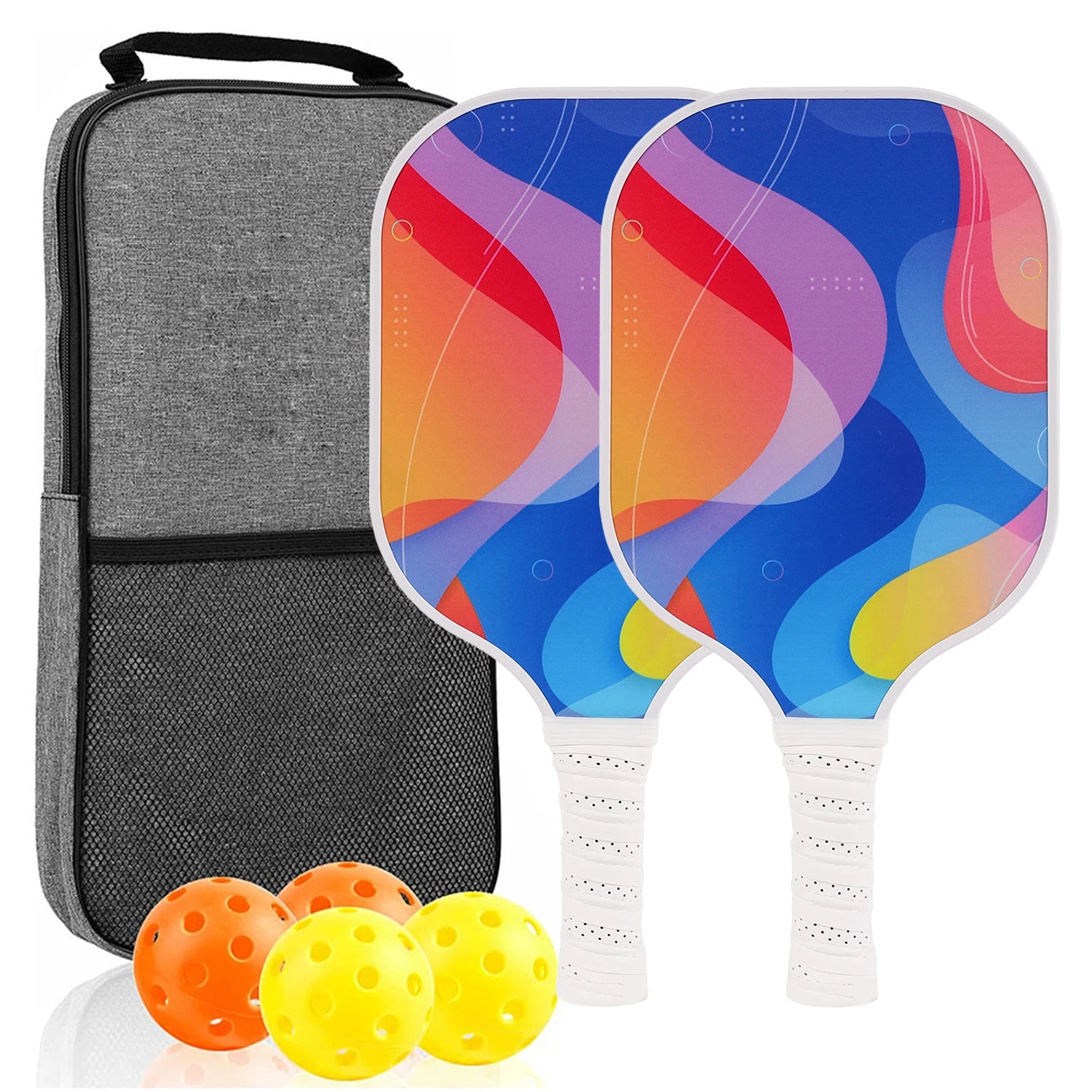 USAPA-Approved Fiberglass Pickleball Paddle Set
