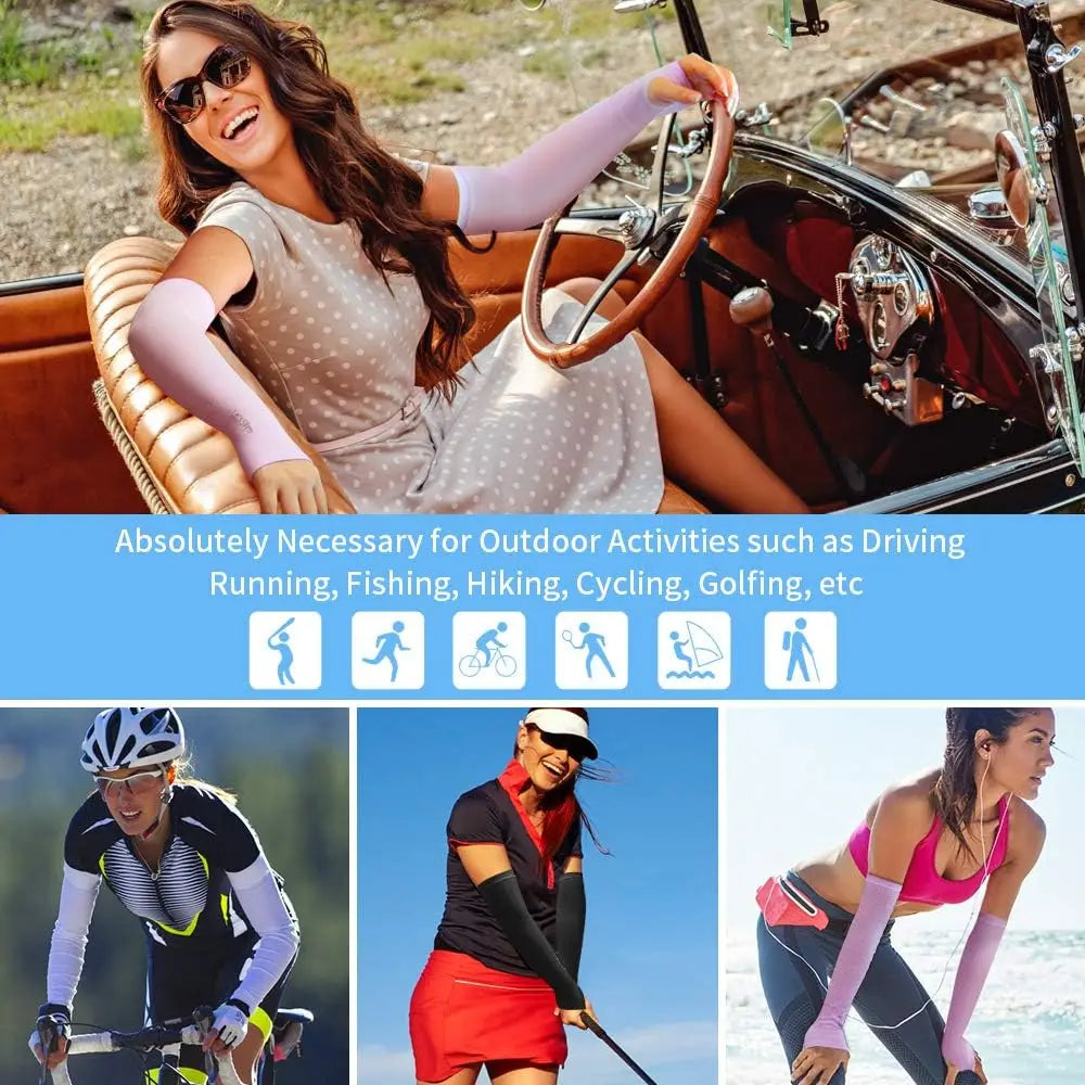 Sun Protection Sport Arm Sleeves