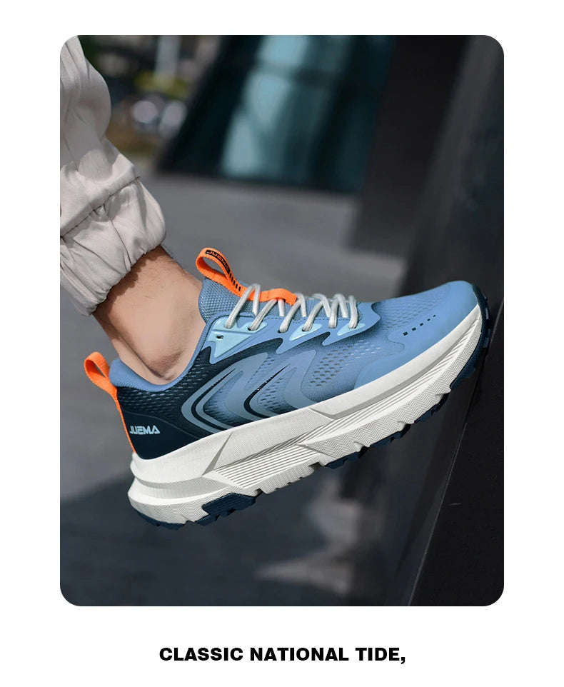 Men's Shock-Absorbing Cushioned Running Shoes