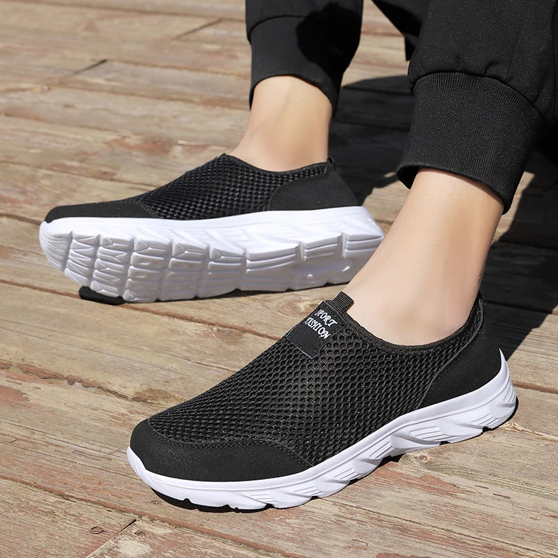 Men's Slip-On Casual Sneakers — Lightweight Everyday Shoe