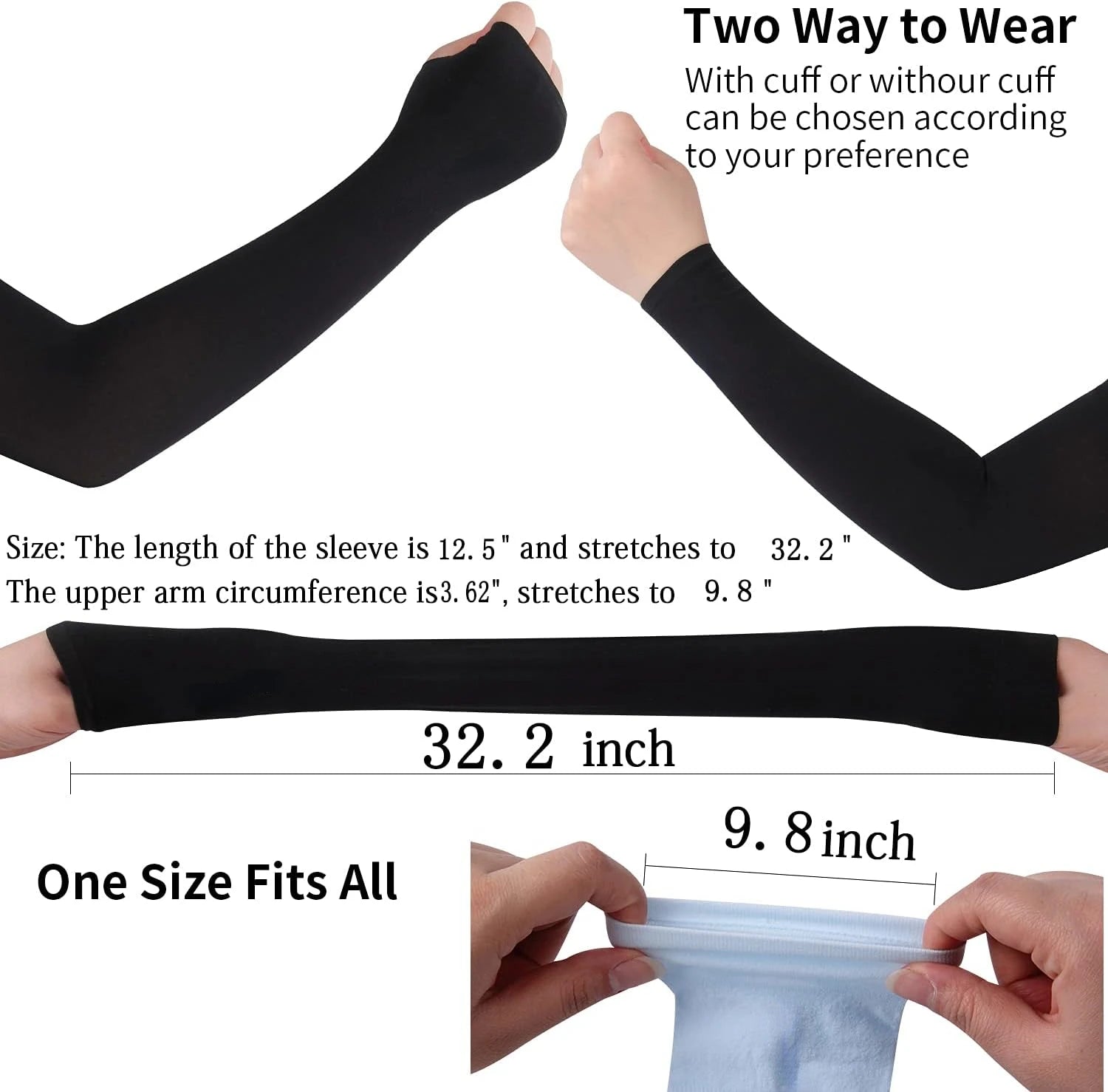 Sun Protection Sport Arm Sleeves