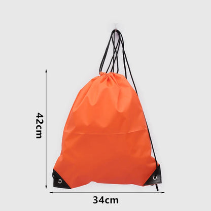 Drawstring Gym Bag with Clothes &amp;amp; Shoe Storage