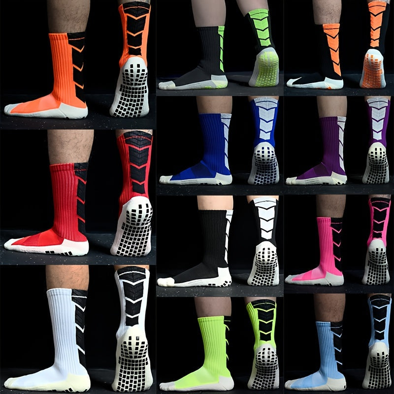 Non-Slip Soccer Grip Socks with Towel Bottom
