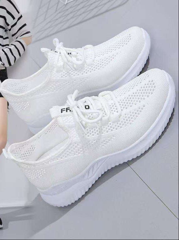 Mesh Slip-On Athletic Shoes – Breathable Cushioned Unisex Sneakers