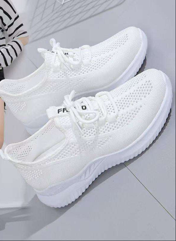 Mesh Slip-On Athletic Shoes – Breathable Cushioned Unisex Sneakers