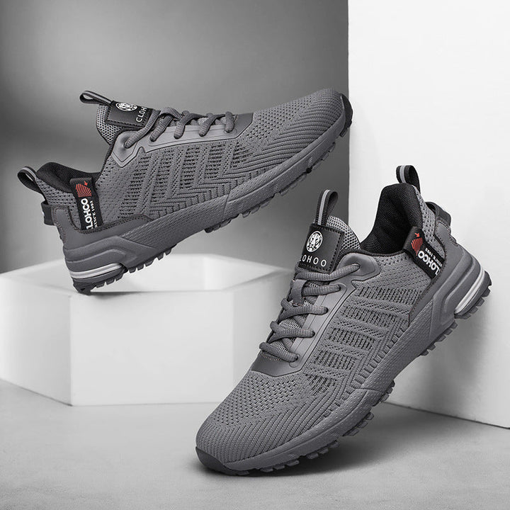 Breathable Mesh Athletic Sneakers for Men - Korean Style Casual Sports Shoes