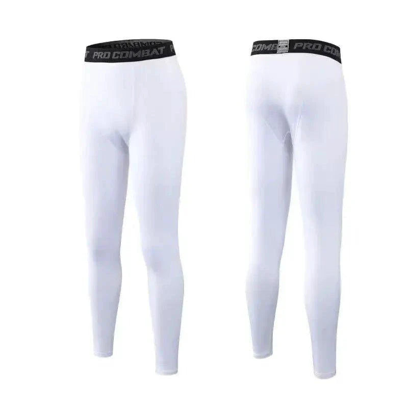 Mens Compression Running Tights Athletic Workout Baselayer Shorts And Leggings