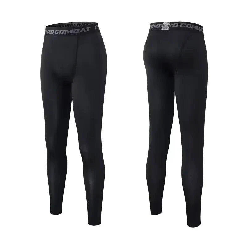 Mens Compression Running Tights Athletic Workout Baselayer Shorts And Leggings