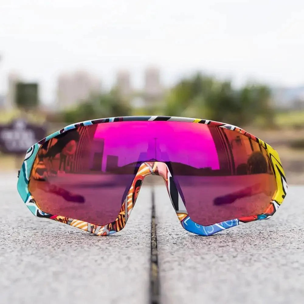 Polarized Sports Cycling Glasses With UV400 Protection For Running And Fishing