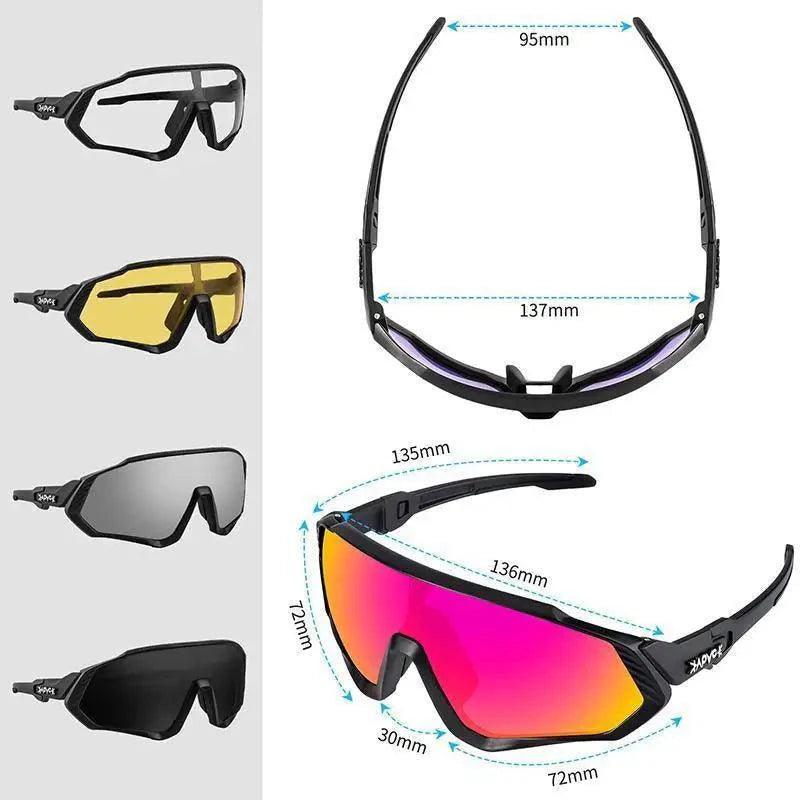 Polarized Sports Cycling Glasses With UV400 Protection For Running And Fishing