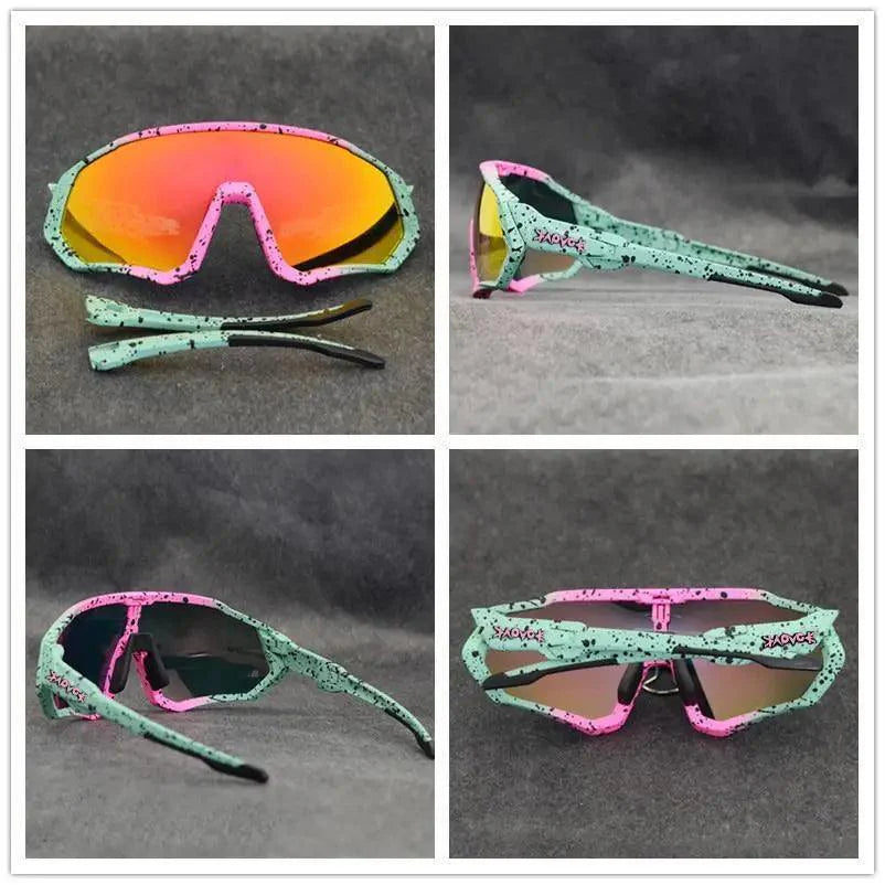 Polarized Sports Cycling Glasses With UV400 Protection For Running And Fishing