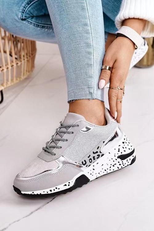 Women's Leopard Print Sneakers
