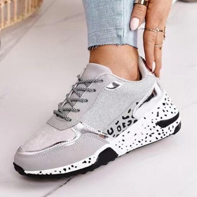 Women's Leopard Print Sneakers