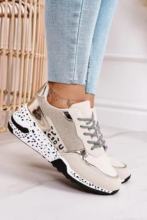 Women's Leopard Print Sneakers