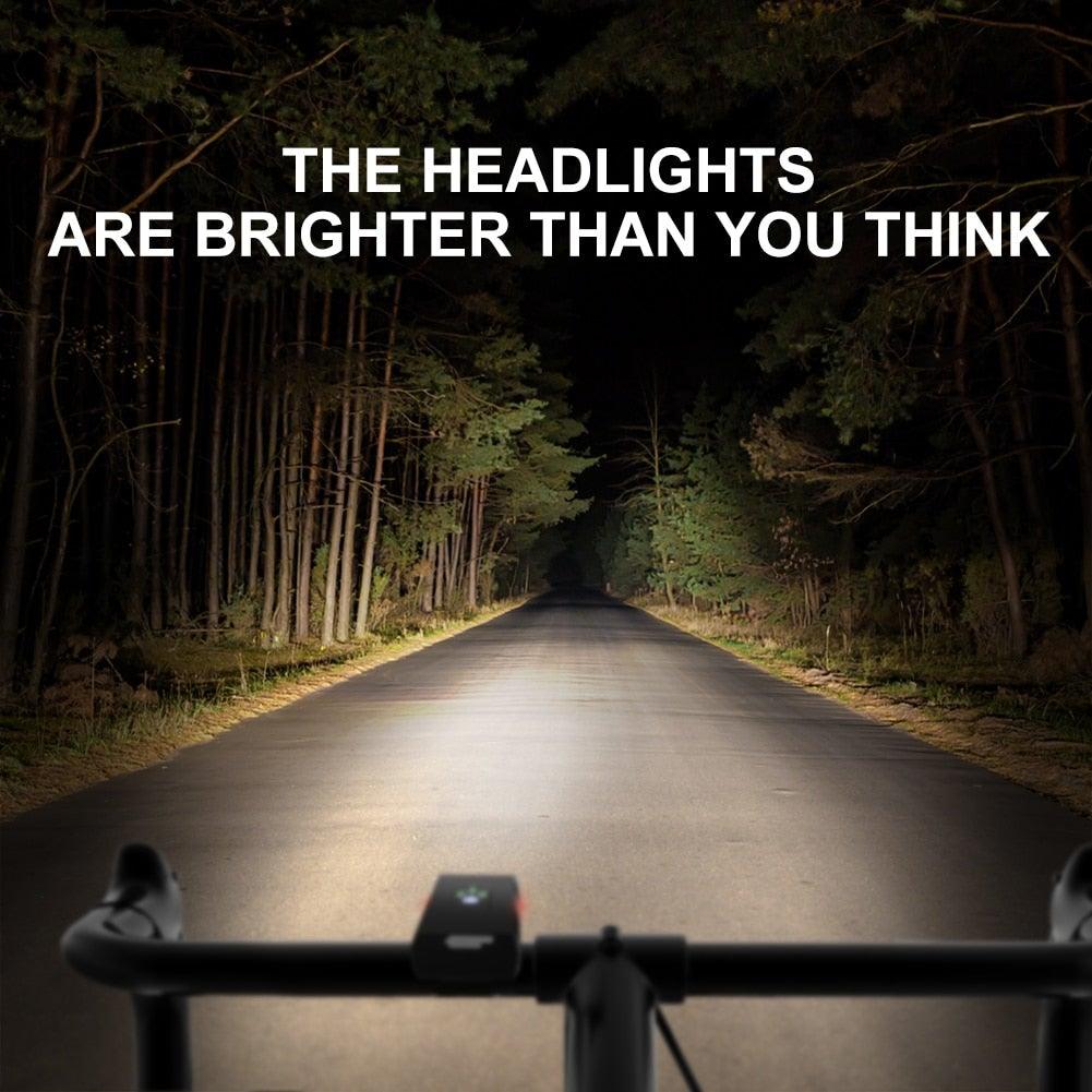 USB Rechargeable LED Bike Lights Set For Safe Night Cycling Adventures