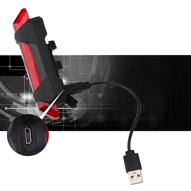 USB Rechargeable LED Bike Lights Set For Safe Night Cycling Adventures
