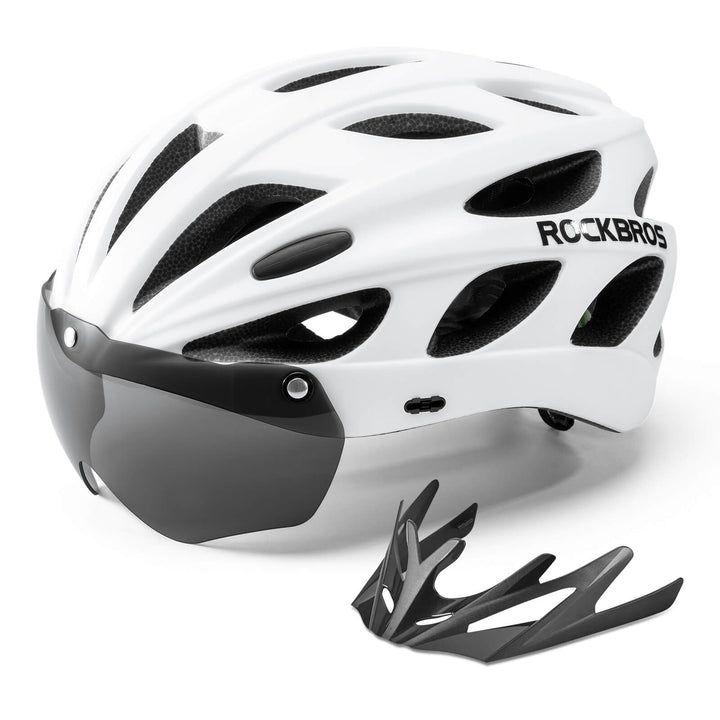 Pottier Bike Helmet with Visor and Goggles