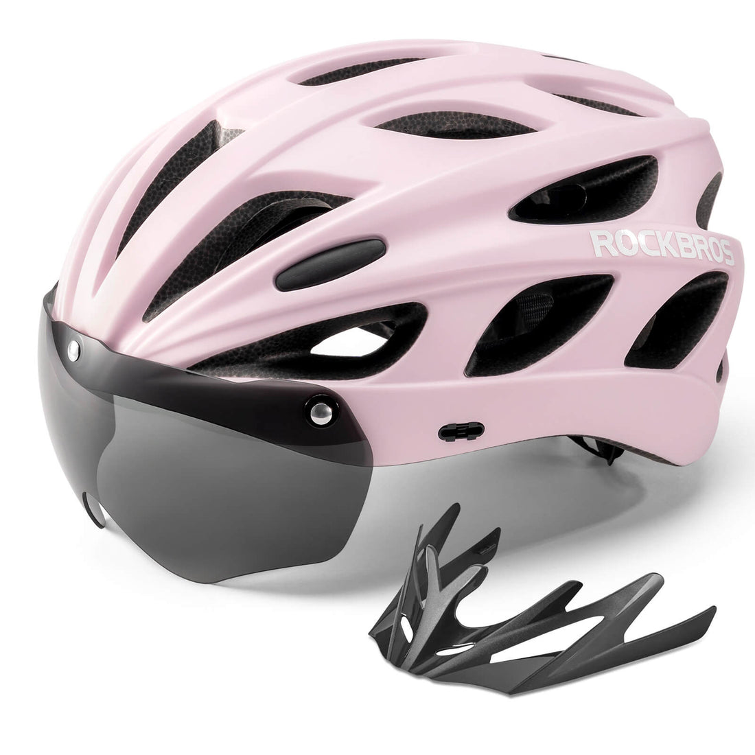 Pottier Bike Helmet with Visor and Goggles
