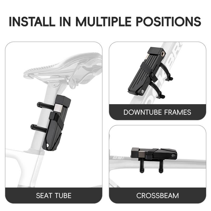 Folding Bike Lock Key Type Anti-Theft Bicycle Lock