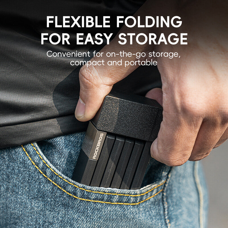 Folding Bike Lock Key Type Anti-Theft Bicycle Lock