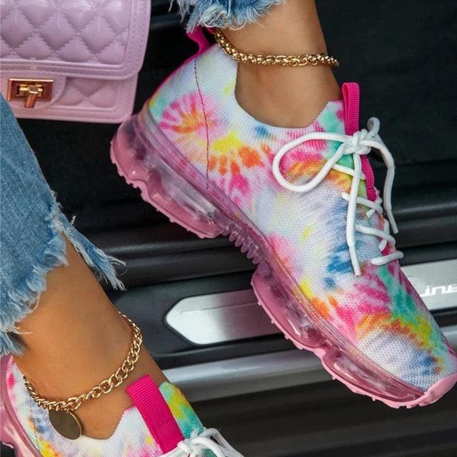 Women's Lace-Up Running Sneakers