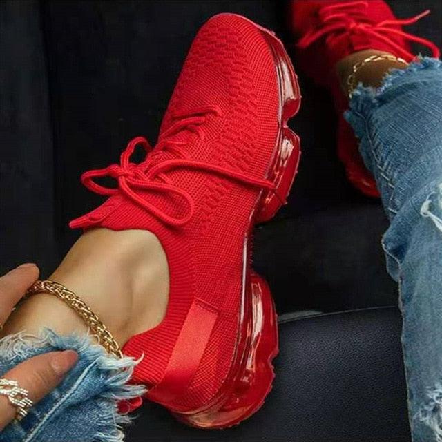 Women's Lace-Up Running Sneakers