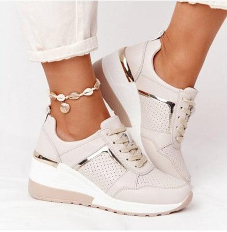 Women's Leopard Print Sneakers