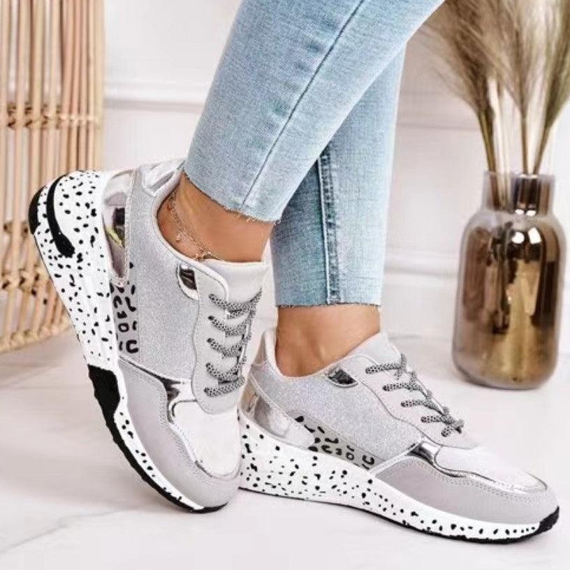 Women's Leopard Print Sneakers