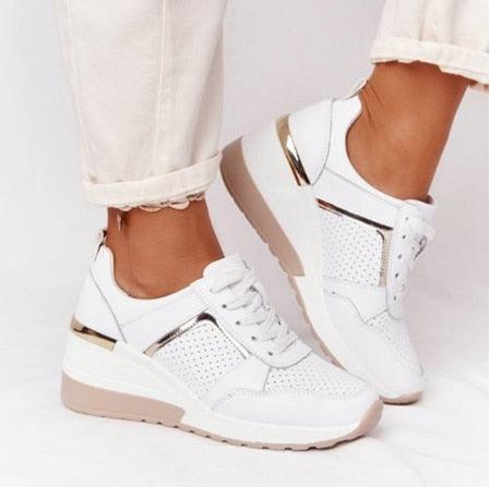 Women's Leopard Print Sneakers