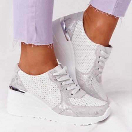 Women's Leopard Print Sneakers
