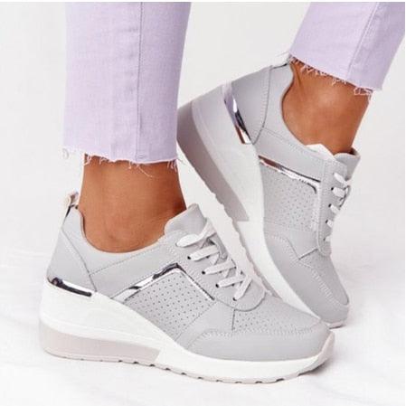 Women's Leopard Print Sneakers