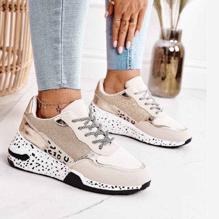 Women's Leopard Print Sneakers