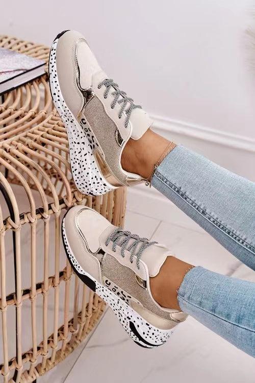Women's Leopard Print Sneakers