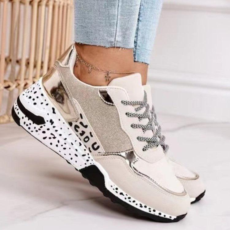 Women's Leopard Print Sneakers